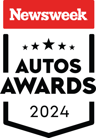 Newsweek Auto Awards 2024 logo.