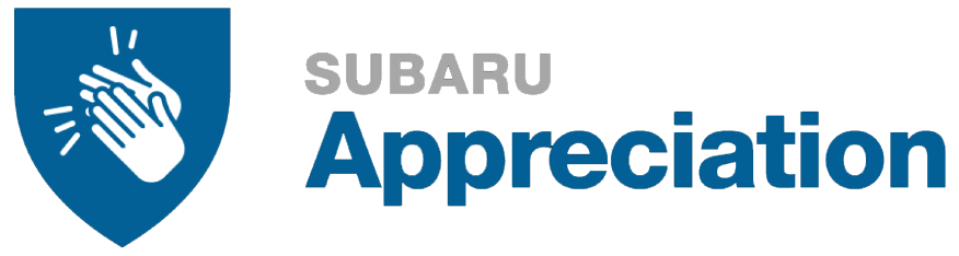 Subaru Appreciation shield logo.