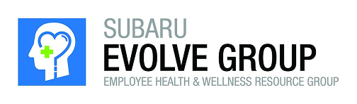 Subaru Evolve Group logo. Employee Health & Wellness Resource Group.