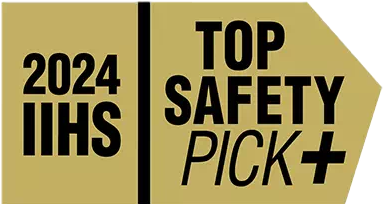 2024 IIHS Top Safety Pick+ logo.