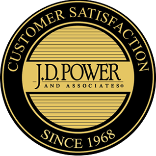 J.D. Power and Associates logo. Customer satisfaction since 1968.