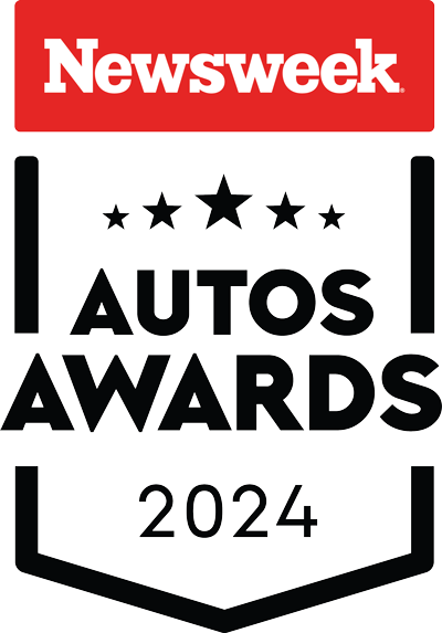 Newsweek Auto Awards 2024 logo.