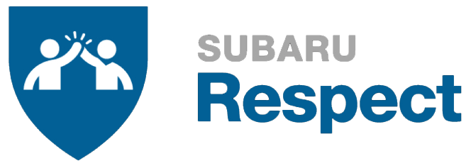 Subaru Respect shield logo.